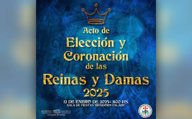 cartel eleccion y coronacion reinas